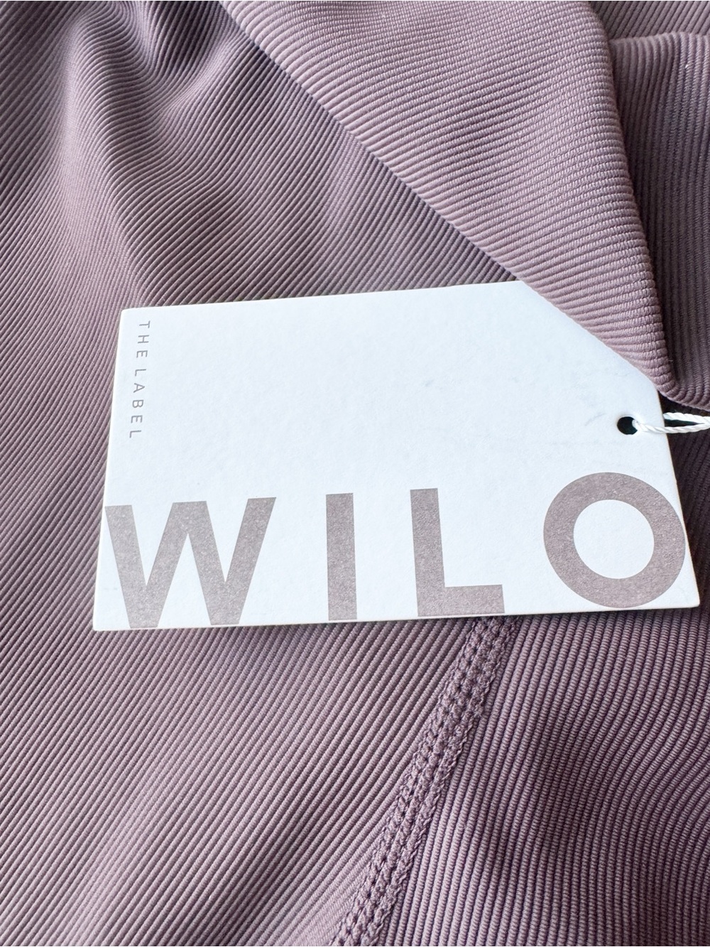 Wilo The Label New High-Rise Ribbed 7/8 Leggings in Chocolate NWT - Picture 8 of 13